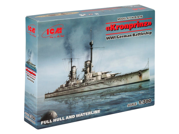 ICM 1/700 'Kronprinz', WWI German Battleship
