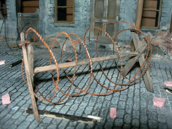 FoG Models 1/35 Scale WW2 Simulated Barbed wire 2 meter pack