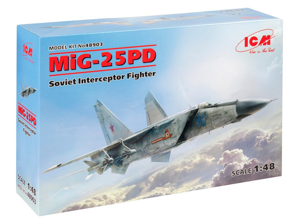 ICM 1/48 MiG-25 PD, Soviet Interceptor Fighter
