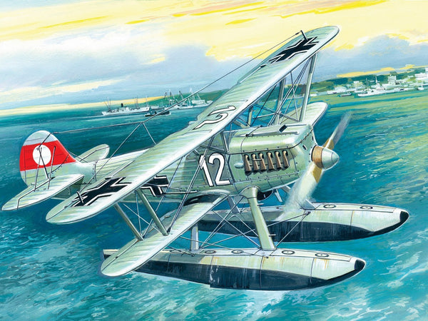 ICM 1/72 WW2 Heinkel He 51B-2, German Floatplane Fighter