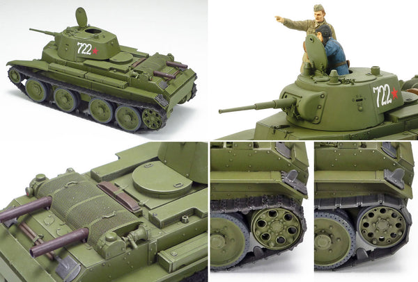 Tamiya 1/35 WW2 Soviet Russian Tank BT-7 Model 1937