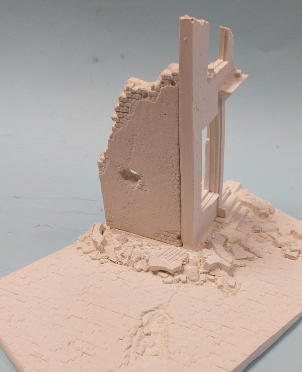 FoG models 1/35 scale House ruin #4 Building and Base size 240mm x 170mm