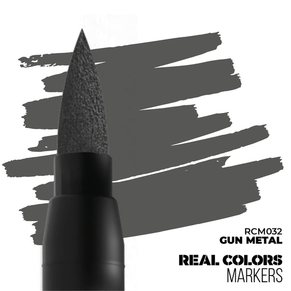 AK Interactive Real Colour Marker - GUN METAL