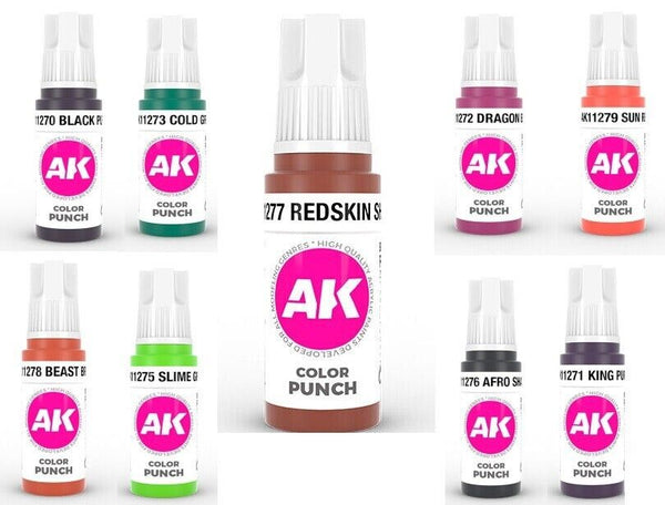 AK Interactive colour Punch 17ml 3rd Gen Acrylics Choose your colour