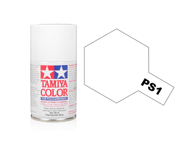 Tamiya 100ml Polycarbonate Lexan PS for RC Car Model Spray Paint PS-1 to PS-63
