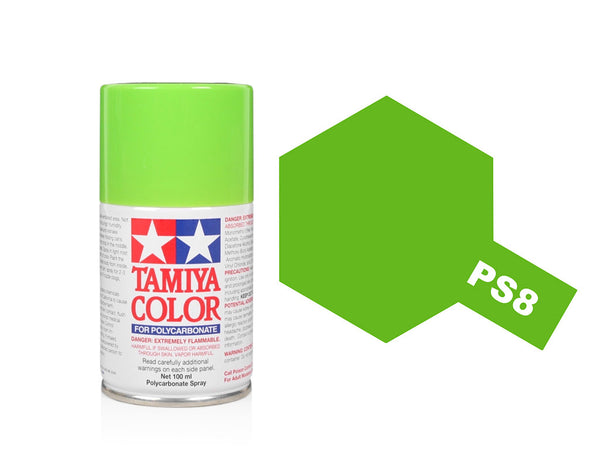 Tamiya 100ml Polycarbonate Lexan PS for RC Car Model Spray Paint PS-1 to PS-63
