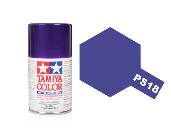 Tamiya 100ml Polycarbonate Lexan PS for RC Car Model Spray Paint PS-1 to PS-63