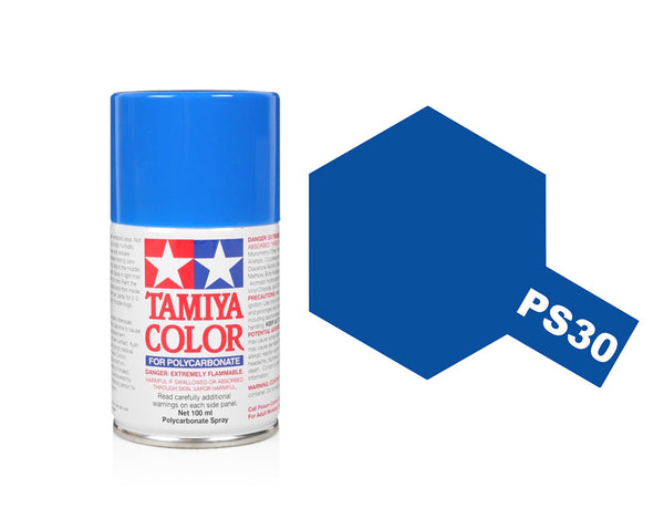 Tamiya 100ml Polycarbonate Lexan PS for RC Car Model Spray Paint PS-1 to PS-63