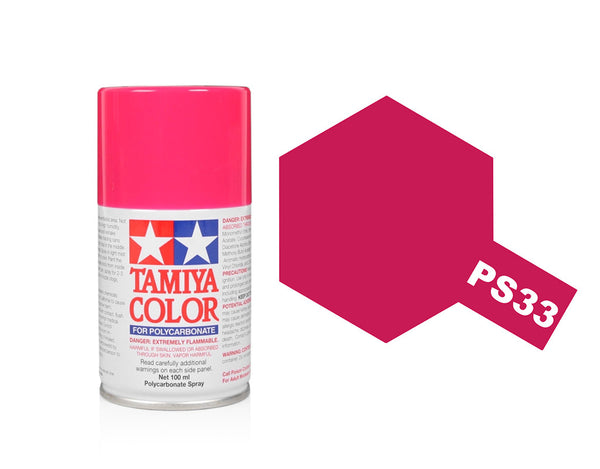 Tamiya 100ml Polycarbonate Lexan PS for RC Car Model Spray Paint PS-1 to PS-63