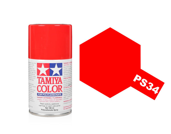 Tamiya 100ml Polycarbonate Lexan PS for RC Car Model Spray Paint PS-1 to PS-63
