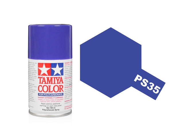 Tamiya 100ml Polycarbonate Lexan PS for RC Car Model Spray Paint PS-1 to PS-63