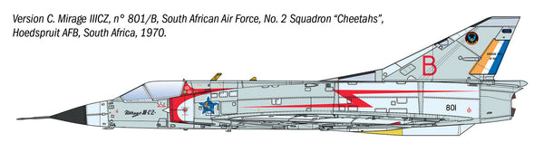 Italeri 1/32 AIRCRAFT Dassault Mirage IIIC Interceptor Aircraft