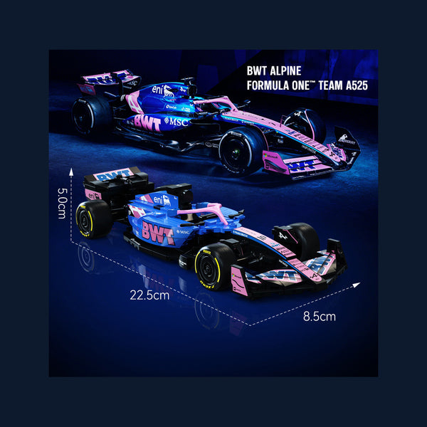 CADA 1:24 MINI CARS 1:24 BWT Alpine F1 Team A525 Racing Car - 300 pcs