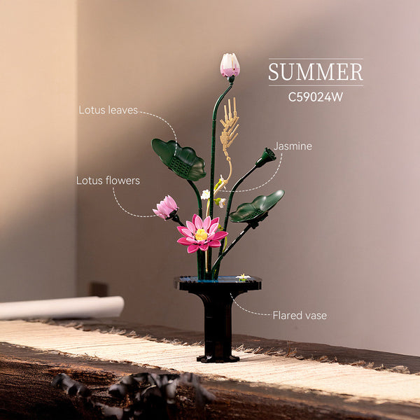 CADA CREATIVE Oriental Floral Art: Summer - 751 pcs