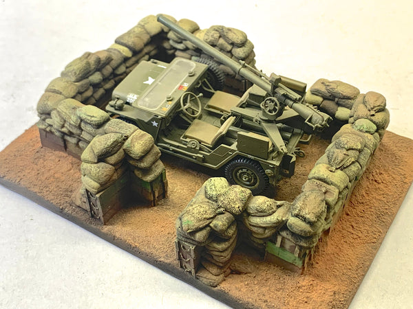1/35 scale CP / MORTAR PIT #1 diorama base