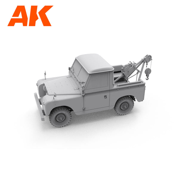 AK Interactive 1/35 scale MODEL KIT Land Rover 88 Series IIA Crane Tow Truck