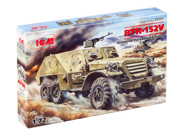 ICM 1/72 Russian BTR-152V, Armoured Personnel Carrier