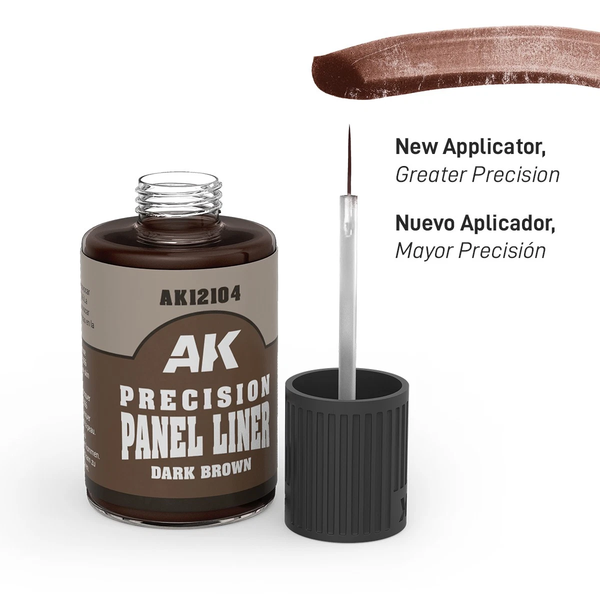 AK Interactive Panel liner – Dark Brown 30ml