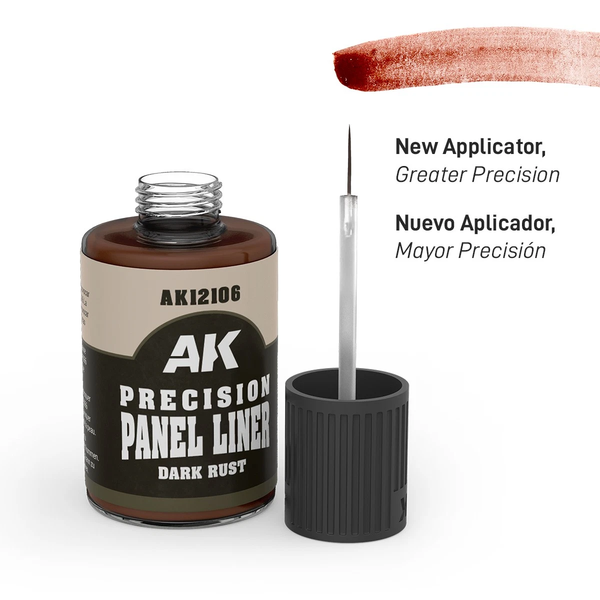 AK Interactive Panel liner – Dark Rust 30ml