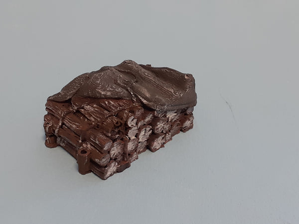 FoG Models 1/35 scale Small log pile wood heap diorama model accessory