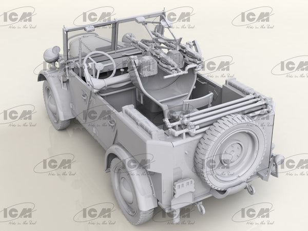 ICM 1/35 WW2 le.gl.Einheitz-Pkw Kfz.4, WWII German Light Anti-Aircraft Vehicle