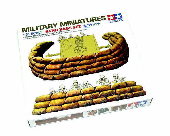Tamiya 1/35 scale Sand Bags barricade set diorama accessory
