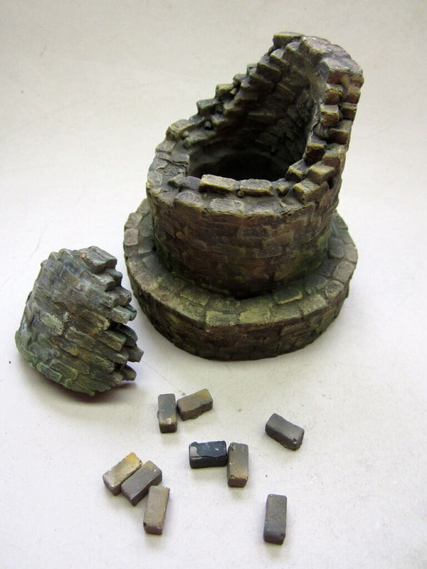 FoG Models 1/35 Scale Destroyed Industrial Chimney smoke stack