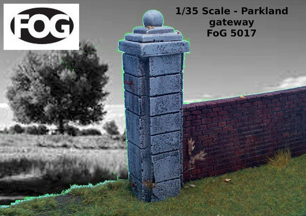 FoG Models 1/35 Scale Parkland Gateway wall and pillar