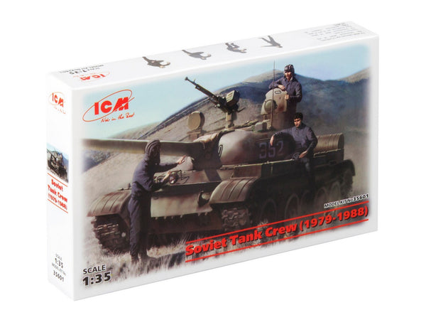 ICM 1/35 Cold War Soviet Tank Crew (1979-1988) (3 tankmen)