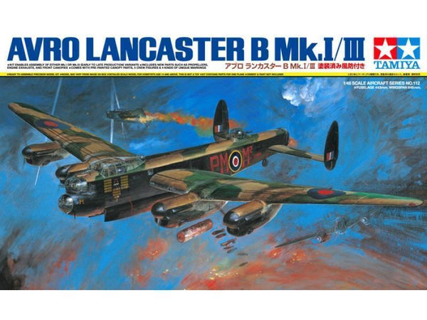 TAMIYA 1/48 WW2 RAF AIRCRAFT LANCASTER B MK I/III Bomber