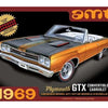 AMT 1:25 1969 Plymouth GTX Convertible plastic assembly model car kit