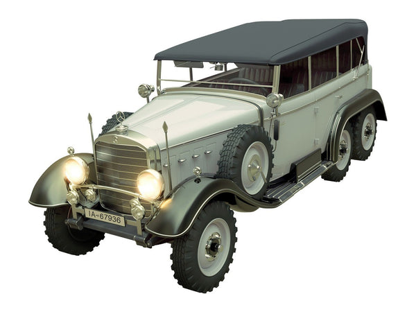 ICM 1/72 scale G4 (1935 production) Soft Top, WWII German Staff Car, snap fit/no glue