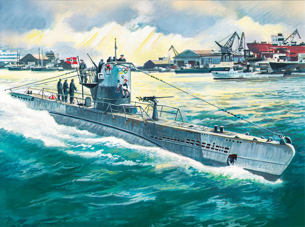 ICM 1/144 U-Boat Type IIB (1943), German Submarine