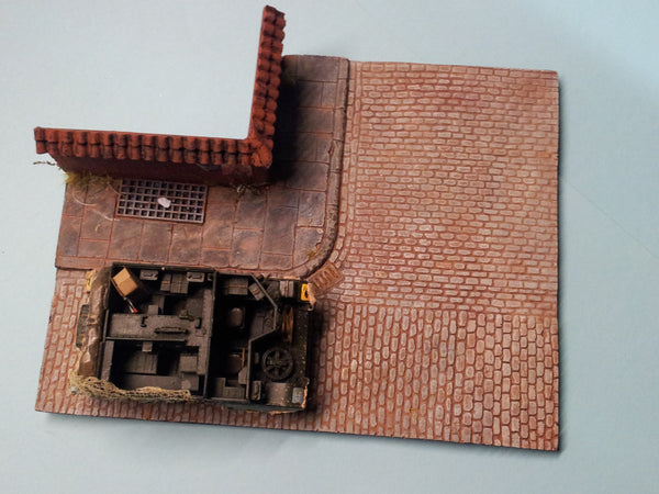 FoG Models 1/35 Scale Diorama Base No.6 (Wall not included) 250mm x 200mm