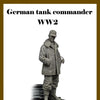 ARDENNES MINIATURE 1/35 German tank commander WW2