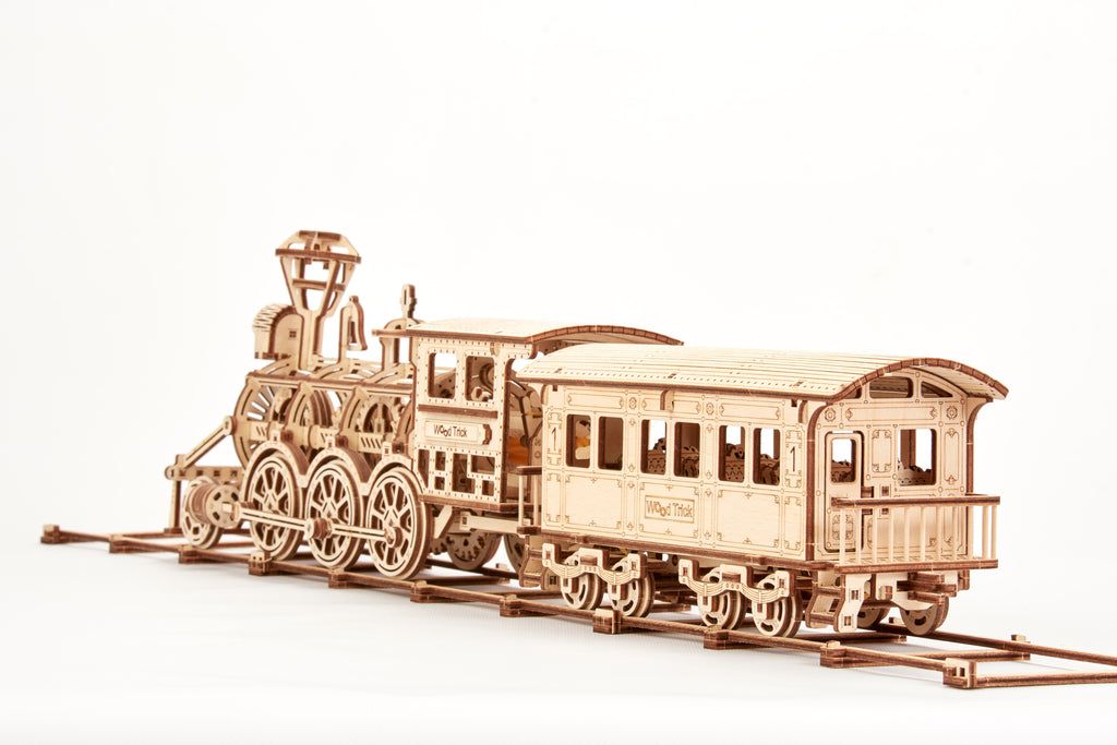 Wood Trick Houten modelautokit voor in de auto, om te bouwen, ritten