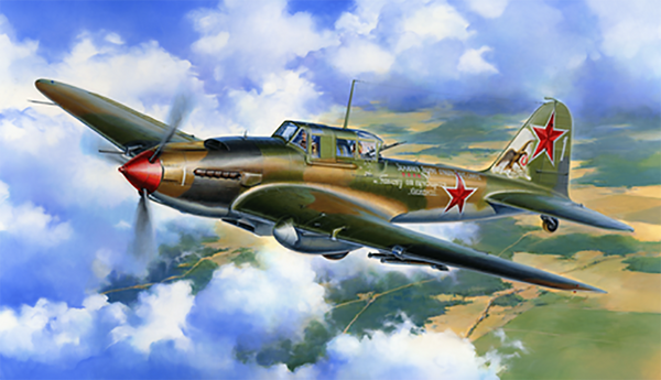 TAMIYA 1/48 Scale AIRCRAFT WW2 Soviet Russian ILYUSHIN IL-2 STURMOVIK