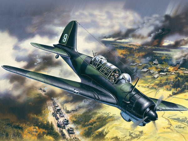 ICM 1/72 Su-2R, WWII Soviet Reconnaissance Plane