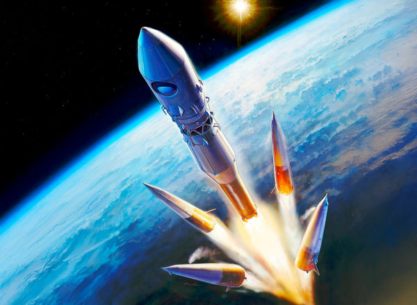 ZVEZDA 1/144 scale Vostok-1 Soviet Spacecraft & Launch Rockets 1961