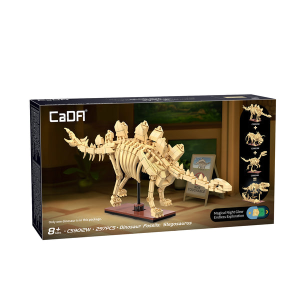 CADA CREATIVE Dinosaur Fossils: Stegosaurus - 297 pcs