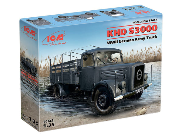 ICM 1/35 WW2 KHD S3000, WWII German Army Truck