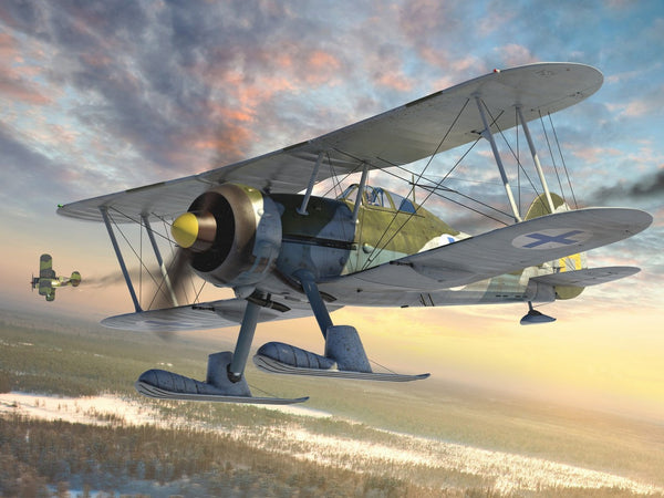 ICM 1/32 WW2 J-8 Gladiator, WWII Swedish Fighter