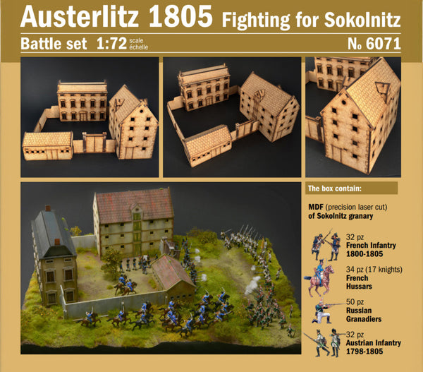 Italeri 1/72 Napoleonic wars Austerlitz 1805 - Fighting for Sokolnitz