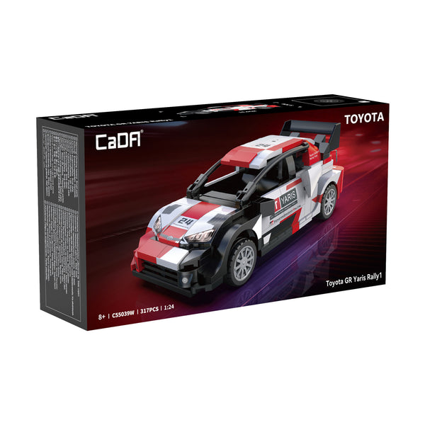 CADA 1:24 MINI CARS 1:24 Toyota GR Yaris Rally 1 Car - 317 pcs