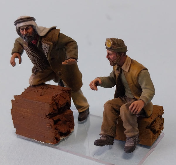 1/35 scale WW2 British LRDG jeep crew #2