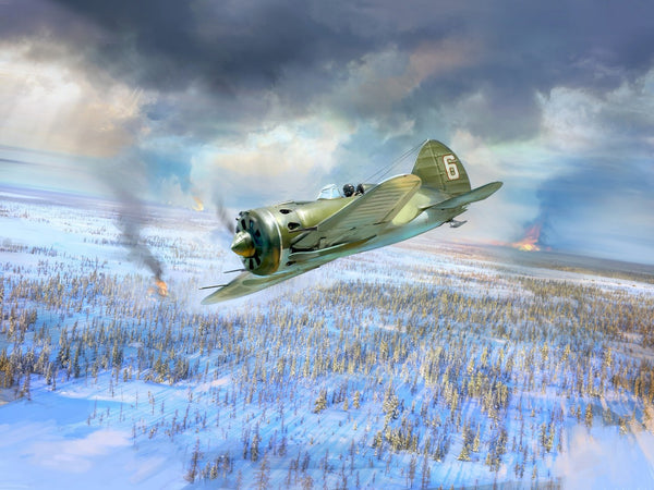 ICM 1/32 WW2 I-16 type 17, WWII Soviet Fighter