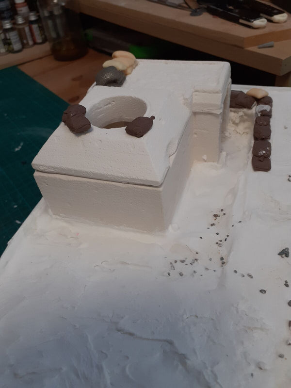 FoG Models 1/35 scale WW2 Bunker Atlantic wall series #3 Tobruk style