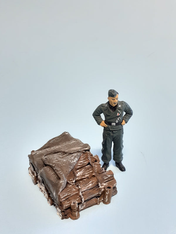 FoG Models 1/35 scale Small log pile wood heap diorama model accessory