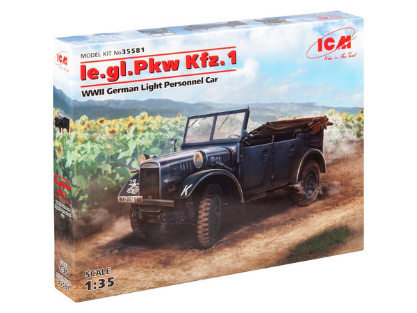 ICM 1/35 WW2 le.gl.Pkw Kfz.1, WWII German Light Personnel Car