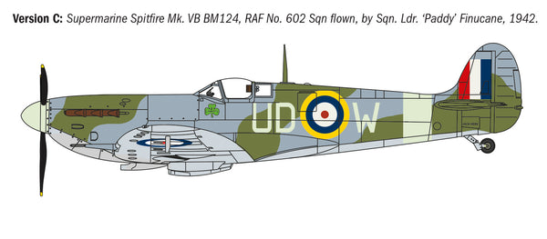 Italeri 1/72 AIRCRAFT WW2 British RAF Spitfire Mk.V / Mk.IX Aces